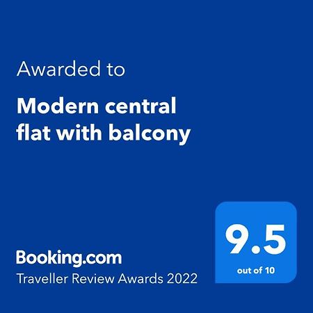 Modern Central Flat With Balcony & Free Parking On-Site Bornemouth Extérieur photo